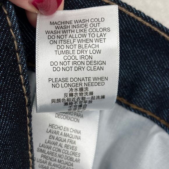 Levi's 511 Slim Jeans Big Boys Size 16 Dark Wash Denim 5 Pocket Classic 28 x 28 - Picture 10 of 10